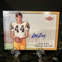 2012 Fleer Retro – 2000 Autographics Ray Guy #00AU-GU Autograph Auto
