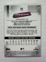 Jose Altuve 2026 Topps Finest #209 Rare Astros