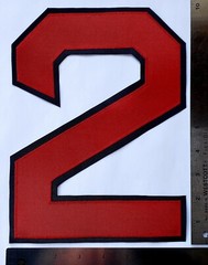VINTAGE 10″ Tackle Twill Numbers AUTHENTIC MLB / NFL / NBA / NHL / MLS New/Mint!