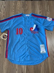 Andre Dawson 1982 Montreal Expos Cooperstown Men’s LG Blue Jersey