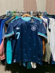 NWT Germany National Team Adidas 2026 Authentic Replica Short Sleeve Jersey Sz L