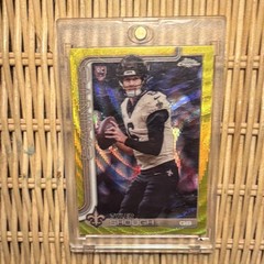 Topps 2024 Chrome Tyler Shough #398 New Orleans Saints Rookie Card Ssp /275