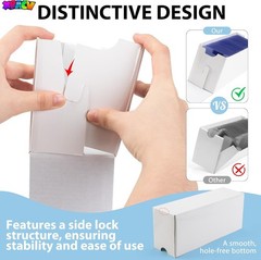 Trading Card Storage Box, 9 Drawer Top Loaders Storage Box with 60 Card Divid…