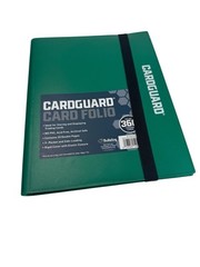 Card Guard Card Folio Green 9-Pocket Pages Hold 360 Plus