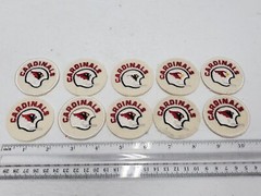 10x CARDINALS Patch 1970’s 2″ Inch St Louis NFL Football Vintage Unfinished LotE
