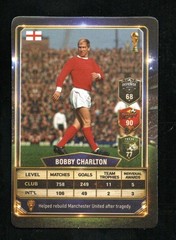 Bobby Charlton England Soccer Football Game Card