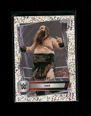 2025 Topps Chrome WWE Ivar #77 Speckle Refractor /249