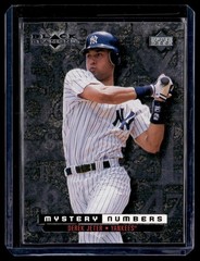1999 Upper Deck Black Diamond Mystery Numbers Derek Jeter 215/800 New York
