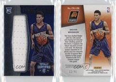 2015-16 Panini Totally Certified Blue 12/99 Devin Booker #FRJ-DB RC 1by8