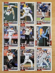 2026 Topps Series 2- TEXAS RANGERS Complete Team Set of 9 Cards