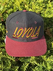 Vintage Loyola Chicago Ramblers Tow Wool SnapBack Hat Cap