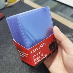 LOVFEN 1000ct 35PT 3×4 Regular Toploaders For Sporting Trade Cards Top loaders