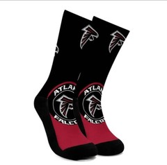 Atlanta Falcons Socks Unisex One Size Fits Most NFL Football Teams
