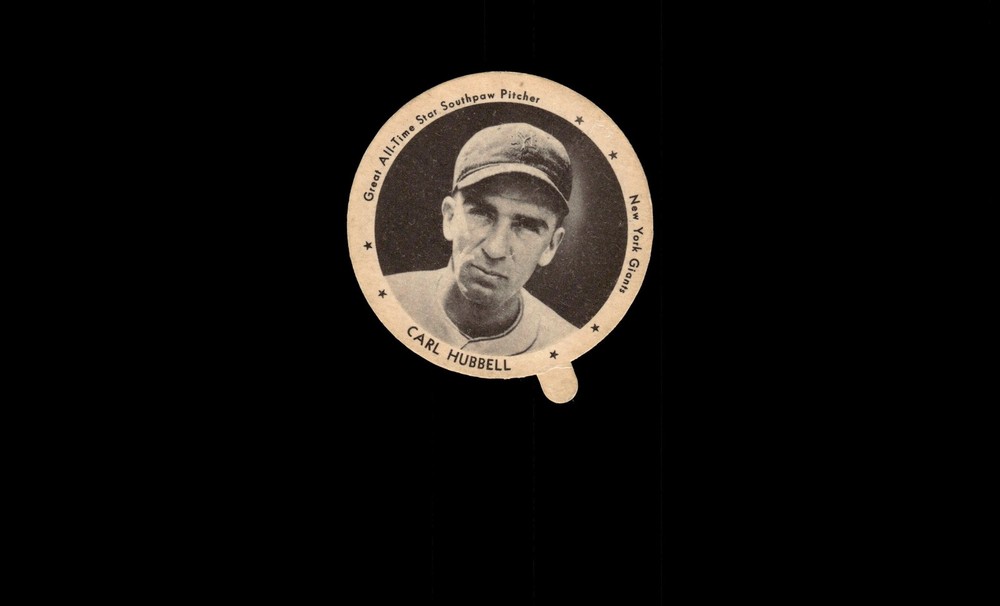 1937 Dixie Ice Cream Lids #NNO Carl Hubbell – GOOD