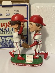1982 STL Cardinals Final Out Bobble Head Game 7 See Pics Details/Wear
