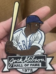 VARY RARE Josh Gibson Negro League HOF 1972 Grays Iron Sew On Patch