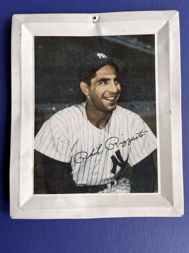 Vintage 1952 Wheaties Cereal PHIL RIZZUTO Tin Tray New York NY Yankees