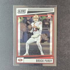 Brock Purdy 2022 Panini Chronicles – Score Premium Rookies (RC) #SP-401 Silver P