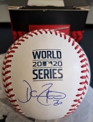 Dave Roberts Los Angeles Dodgers Rawlings World Series Signed Baseball JSA…