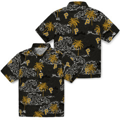 Pittsburgh Baseball Team Piratess Hawaiian Casual Button Down Shirt Unisex Adult