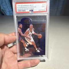 Bowman’s Best 1998 Mirror Image Fusion MI3 Hardaway/Iverson PSA 9