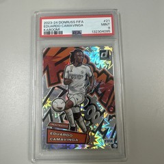 2023-24 Donruss – Eduardo Camavinga KABOOM! #21 MINT PSA 9 / Real Madrid