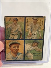 1935 GOUDEY 4 IN 1 TRAYNOR LUCAS THEVENOW WRIGHT 4B ORIGINAL AUTHENTIC CARD #4B