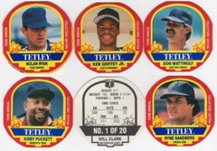 Will Clark #1 1990 Tetley Tea disc