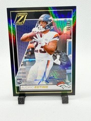 2024 Panini Zenith Rookies Audric Estime #106 Red Zone Autographs /99 RC Broncos