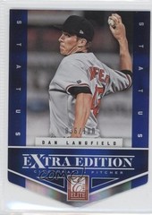 2012 Elite Extra Edition Status Blue Die-Cut 36/100 Dan Langfield #173 0x5