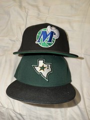 New Era Size 7 3/8 Dallas Mavericks & Dallas Stars Bundle (yes you get both)
