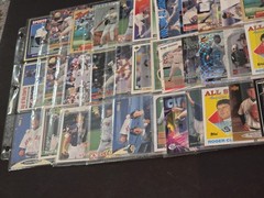 Roger Clemens Lot Of 400+ Cards Most 1986 To 1990s W/Inserts In Album Pages