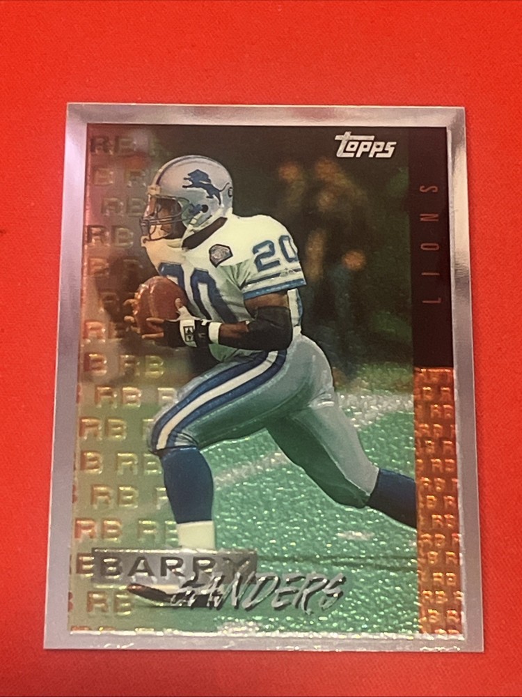 Barry Sanders 1995 Topps #NNO Mystery Finest Detroit Lions