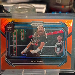 Panini 2023 Prizm WWE Sami Zayn #49 SmackDown Serial Numbered 82/99