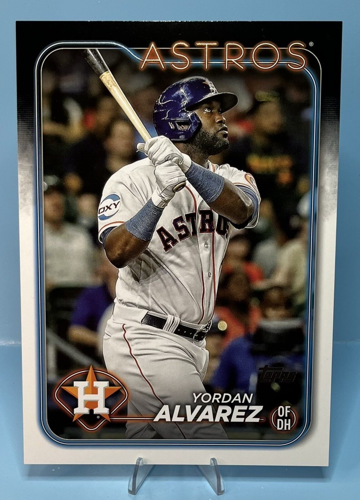 2024 Topps #OTB-3 YORDAN ALVAREZ Oversized Super Monster Box Topper