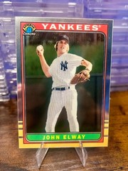Topps 2024 Bowman Draft Chrome Rare John Elway SSP 81D-JE Yankees