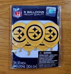 Pittsburgh Steelers NFL Pro Football Sports Party Decoration Latex Balloons