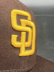 New Era 59FIFTY San Diego Padres Brown Gold Fitted Hat 6 3/4 MLB Cap