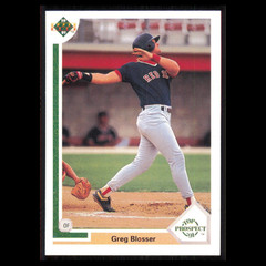 Greg Blosser Rookie #70 1991 Upper Deck Boston Red Sox Baseball Card MLB NM