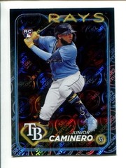 2024 Topps Series 2 582 Montgomery Club #628 Junior Caminero ⚾ RC