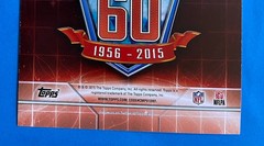 2015 Topps 60 Years Oversized Football Card #T60-AGA Antonio Gates /99 5×7 In.