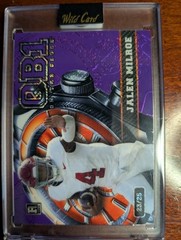Jalen Milroe RC #23/25 Purple On The Clock QB1 Wild Card