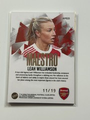 2025-26 Futera Club FX Arsenal Maestro Gold #25 Leah Williamson 11/19