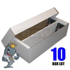 10x BCW 1600ct 2-row Storage Box with LID (10ct Lot) – $6.83/Box FREE SHIP