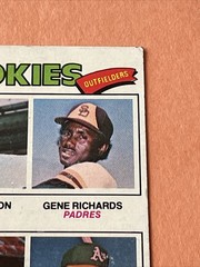 1977 Topps Rookie Outfielders Andre Dawson RC #473 002