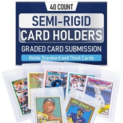 Semi Rigid Card Holders for PSA BGS SGC CSG – Slab Submission Protectors Sleeves