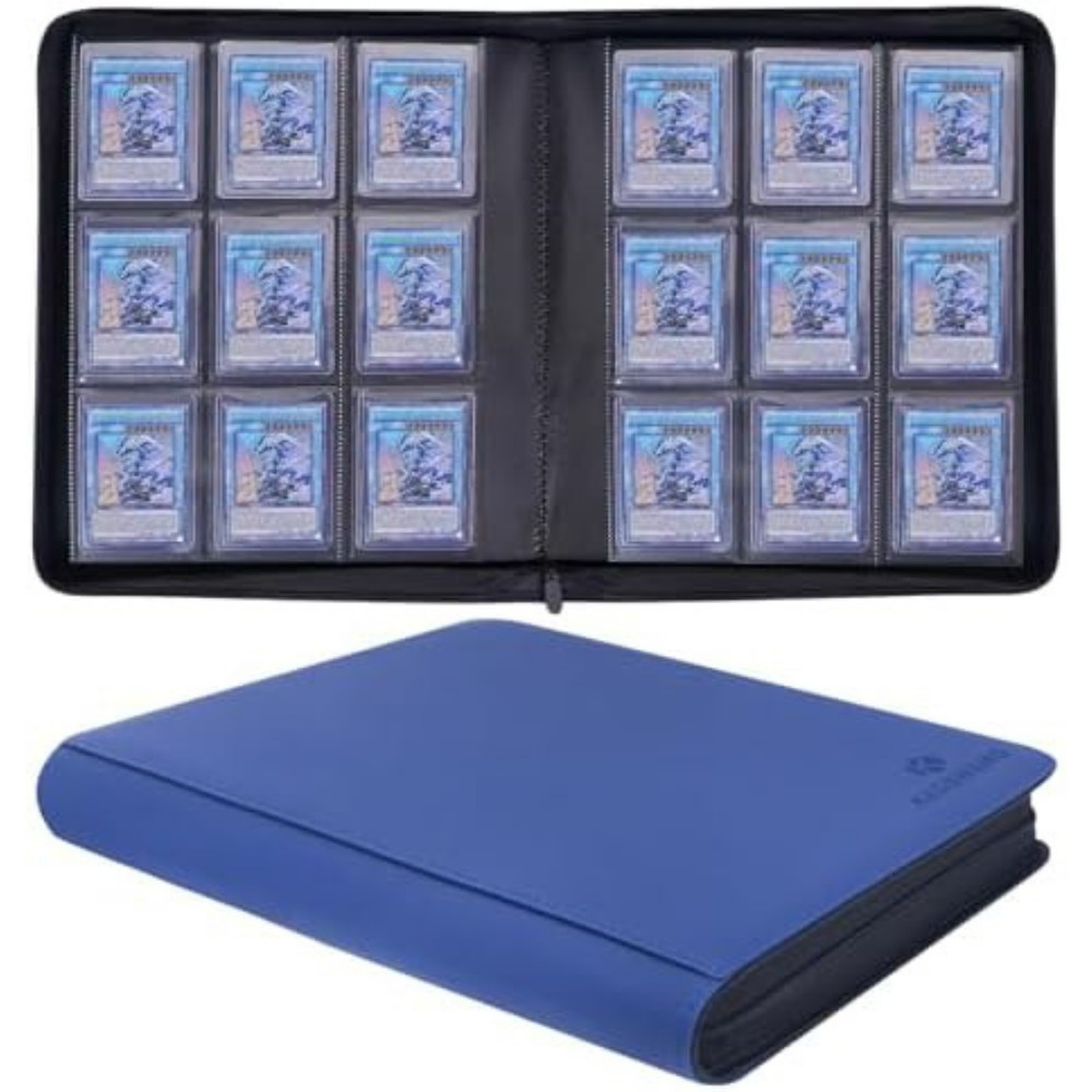 Toploader Binder, Holds 324 Toploaders, 9 Pockets, Top Loader Binder for Cards S
