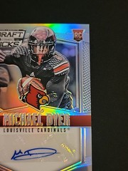 2015 Prizm Draft Picks Michael Dyer Tie-Dye /49 & Silver RC Auto