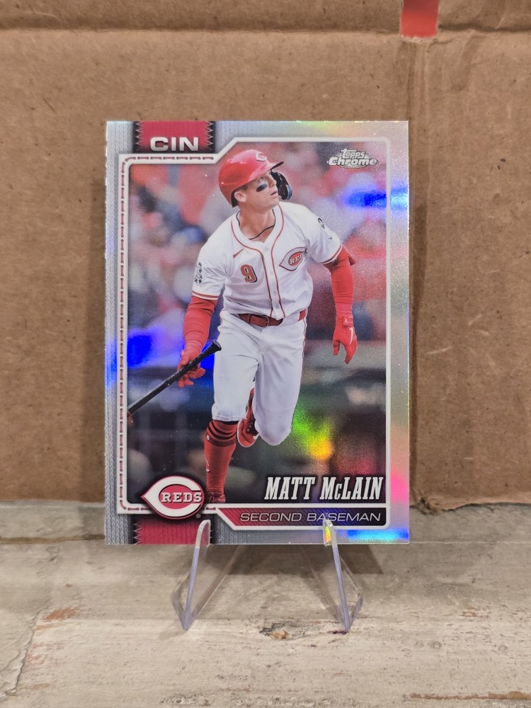 2026 Topps Chrome Matt McLain #69 Refractor Reds