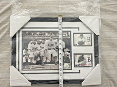 Carl Erskine & Don Newcombe Brooklyn Dodgers Framed Collector Display